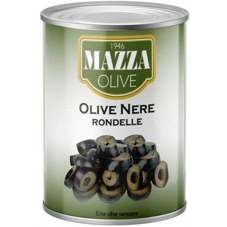 Olives noires en tranche