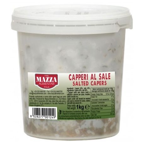 Mazza Capers in salt 1.0 kg